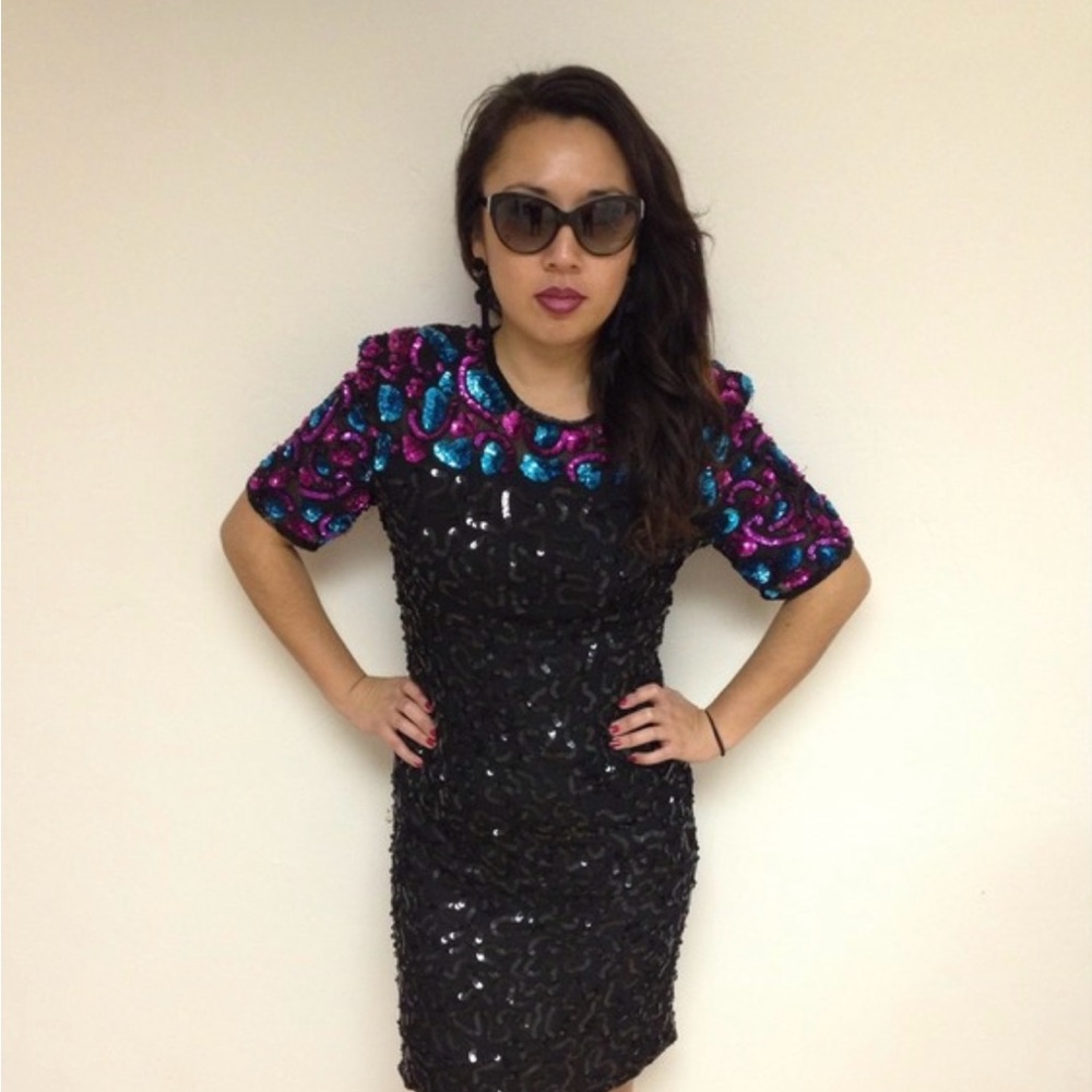 Vintage Jean for Joseph Le Bon Sequins Dress